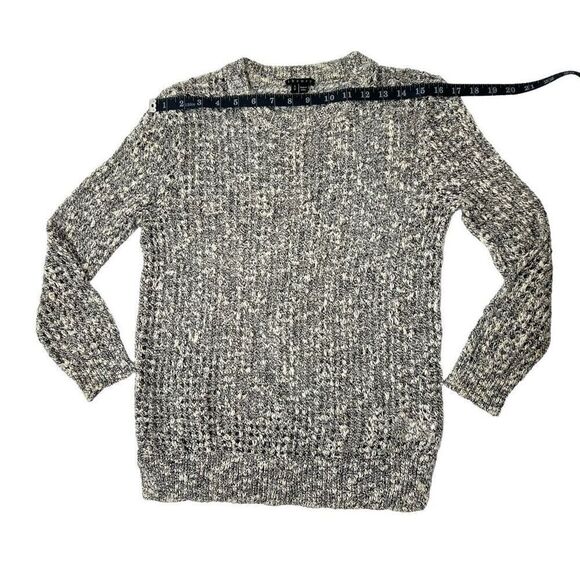 Theory Small Gray Cable Knit Pullover Sweater Women’s - Picture 9 of 10